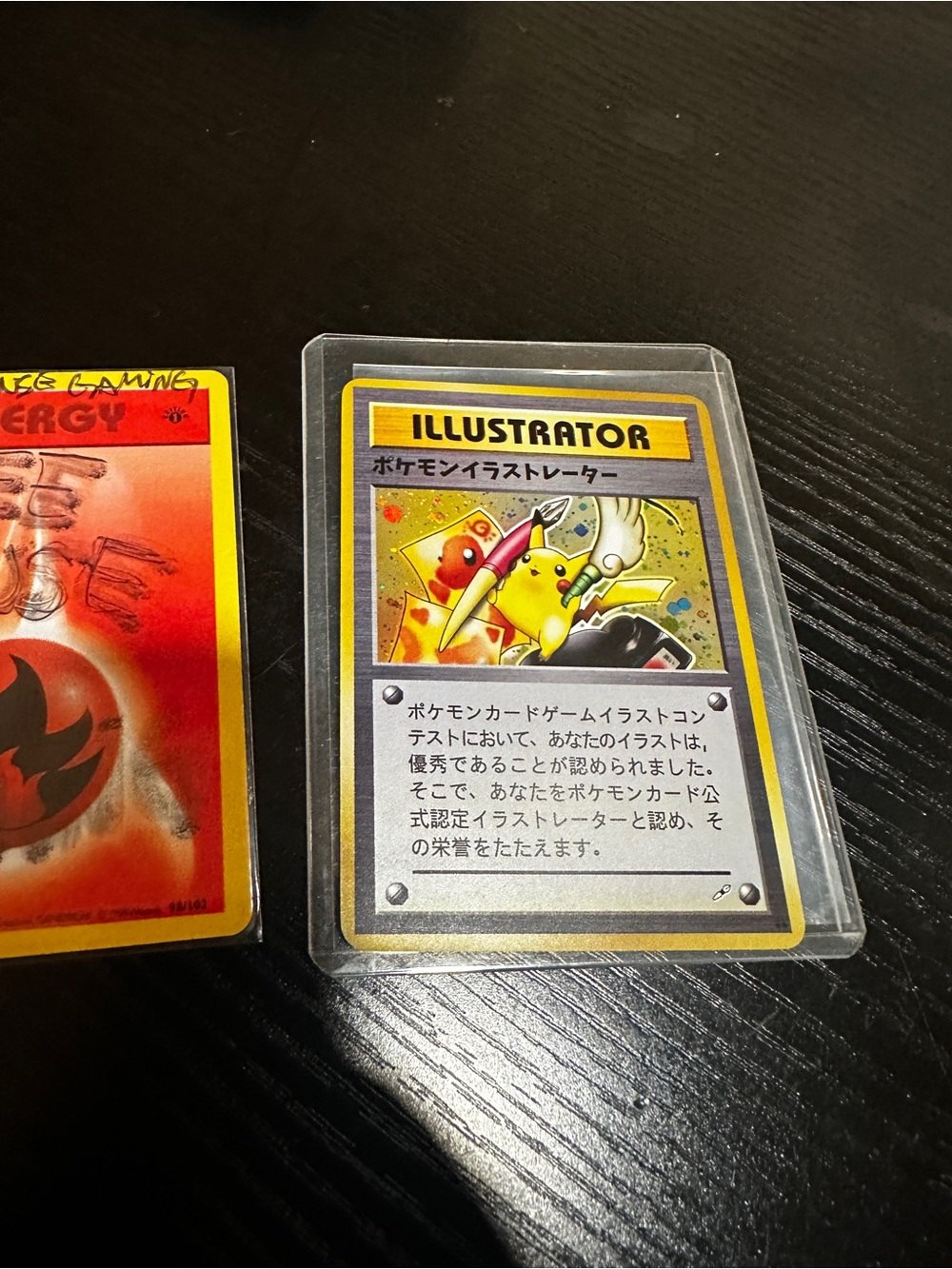 Pokemon Illustrator Card Holo NM Japanese Fanmade card